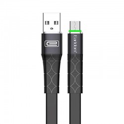 Καλώδιο Φόρτισης Earldom EC-081M Micro USB (LED Light) 2m Μαύρο