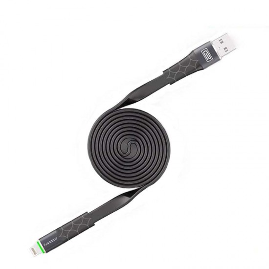 Φόρτιση-Καλώδιο Φόρτισης Earldom EC-081i USB to Lightning (LED Light) 2m Μαύρο