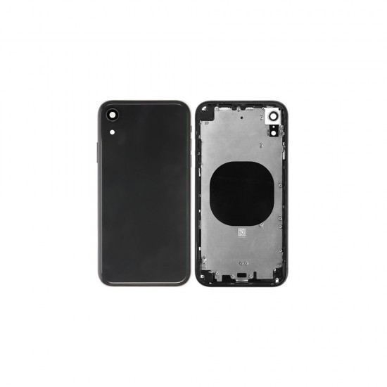 BACK HOUSING / ΠΙΣΩ ΚΑΠΑΚΙ ΓΙΑ APPLE IPHONE XR Μαύρο