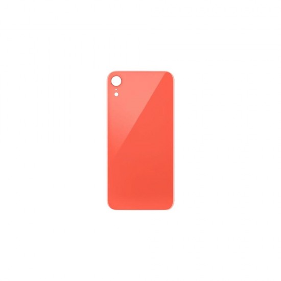 Ανταλλακτικά-Back Cover Glass Για Apple Iphone XR Orange