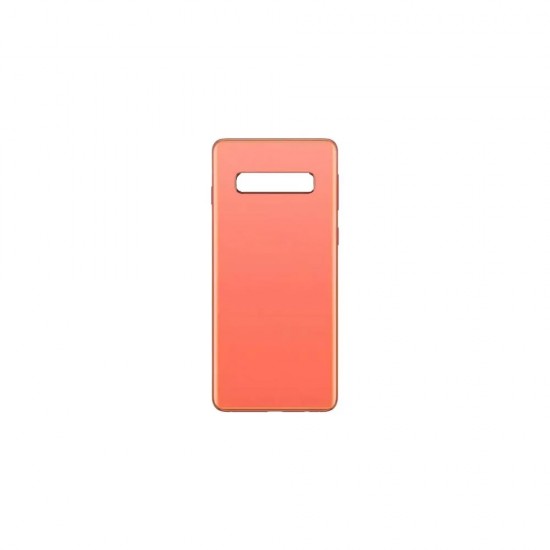 Back Housing / Πίσω Καπάκι Για Samsung S10 Plus G975F Πορτοκαλί