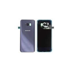 Γνήσιο Πίσω Καπάκι με Τζαμάκι Κάμερας για Samsung Galaxy S8 Plus G955F GH82-14015C Orchid Grey (Service Pack)