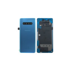 Γνήσιο Πίσω Καπάκι με Τζαμάκι Κάμερας για Samsung Galaxy S10 Plus G975 GH82-18406C Blue (Service Pack)