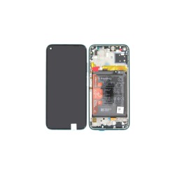 Γνήσια Οθόνη LCD και Μηχανισμός Αφής με Πλαίσιο και Μπαταρία για Huawei P40 Lite Crush Green 02353KGA (Service Pack)