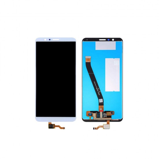 Ανταλλακτικά-Οθόνη LCD με Μηχανισμό Αφής Assembly για Huawei Honor 7X (Λευκό)