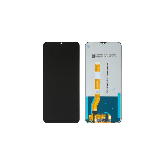 Οθόνη με Μηχανισμό Αφής / LCD with Touch Screen για Realme C35 Μαύρο