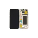 Γνήσια Οθόνη LCD Και Μηχανισμός Αφής για Samsung Galaxy S8 G950 GH97-20457F Χρυσό (Service Pack)