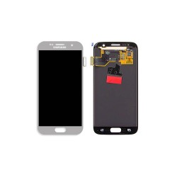 Γνήσια Οθόνη LCD και Μηχανισμός Αφής για Samsung Galaxy S7 G930F GH97-18523B Ασημί (Service Pack)