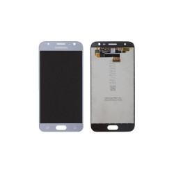 Γνήσια Οθόνη LCD Και Μηχανισμός Αφής για Samsung Galaxy J3 2017 J330 GH96-10992A Ασημί (Service Pack)