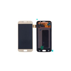 Γνήσια Οθόνη LCD Και Μηχανισμός Αφής για Samsung Galaxy S6 G920F GH97-17260C Χρυσό (Service Pack)