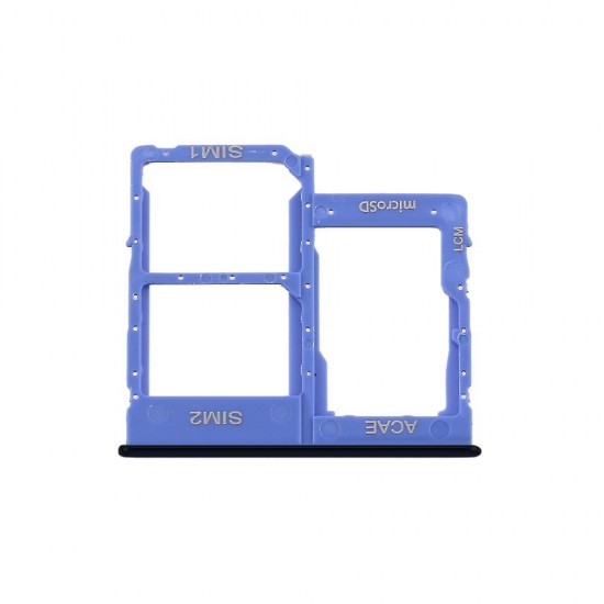 Υποδοχή Διπλής Κάρτας Sim και SD Card / Dual Sim Tray and SD Card για Samsung Galaxy A31 A315 Μαύρο