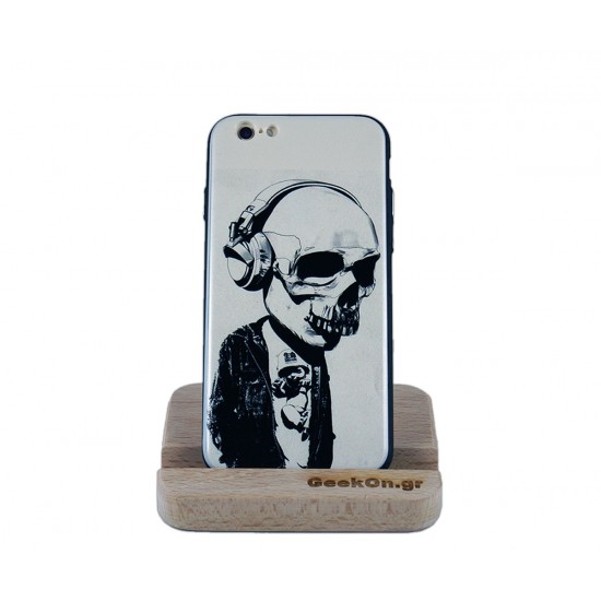 Αξεσουάρ-Θήκη IKAKU iPhone 6/6S Skull DJ